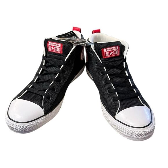 New Converse Chuck Taylor All Star Street Mid Black Men's 163404C Sneakers 8 - Picture 3 of 7